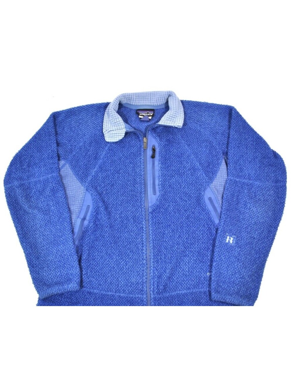 Vintage Patagonia Full Zip Fleece Jacket Blue Outdoors Size Women's Medium